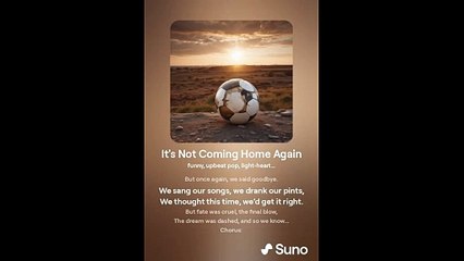 It's Not Coming Home Again