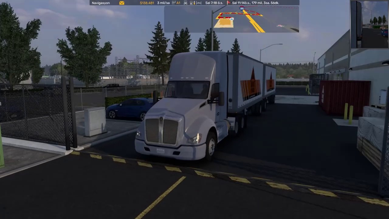 Used Packaging:Exit San Jose * Destination:Fresno #Kenworth #ETS2 Updates 1.50- American Truck Simulator