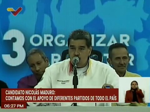 Candidato Nicolás Maduro: Vamos por más cambios y más transformaciones que el pueblo necesita