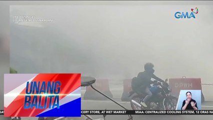 Tricycle, nagliyab sa gitna ng JP Laurel Highway | Unang Balita