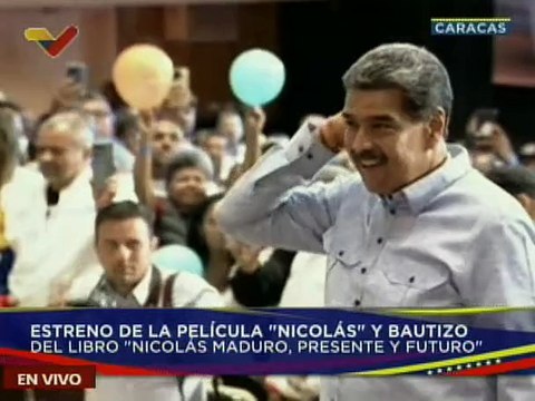Presidente Nicolás Maduro participó en el estreno de la película Nicolás