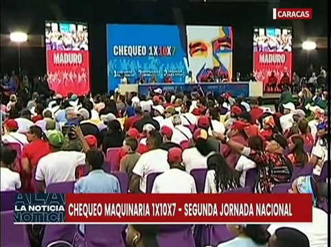 Candidato Nicolás Maduro acompaña la segunda Jornada de Chequeo Nacional Maquinaria 1x10x7