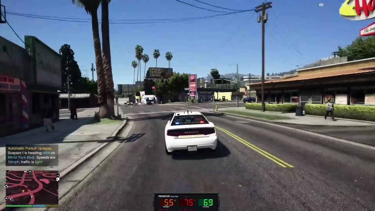 Mirror Park Police Chase (GTA 5 LSPDFR)