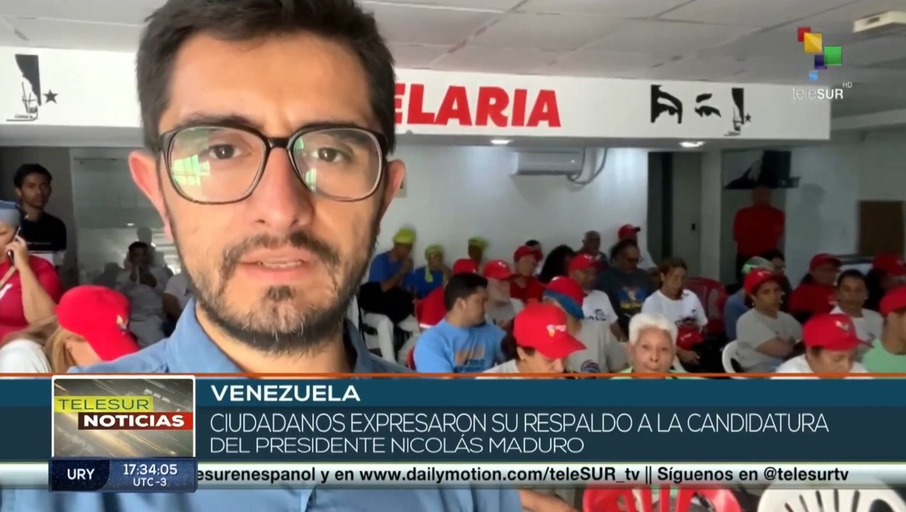 Sectores sociales respaldan al presidente Nicolás Maduro
