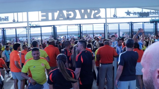 Aficionados de Argentina y Colombia califican la organización de la Copa América: Es un desastre