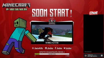 [Стрим] Оформляем комнаты в многоэтажке YoMineCraft! (27 сен 2017)