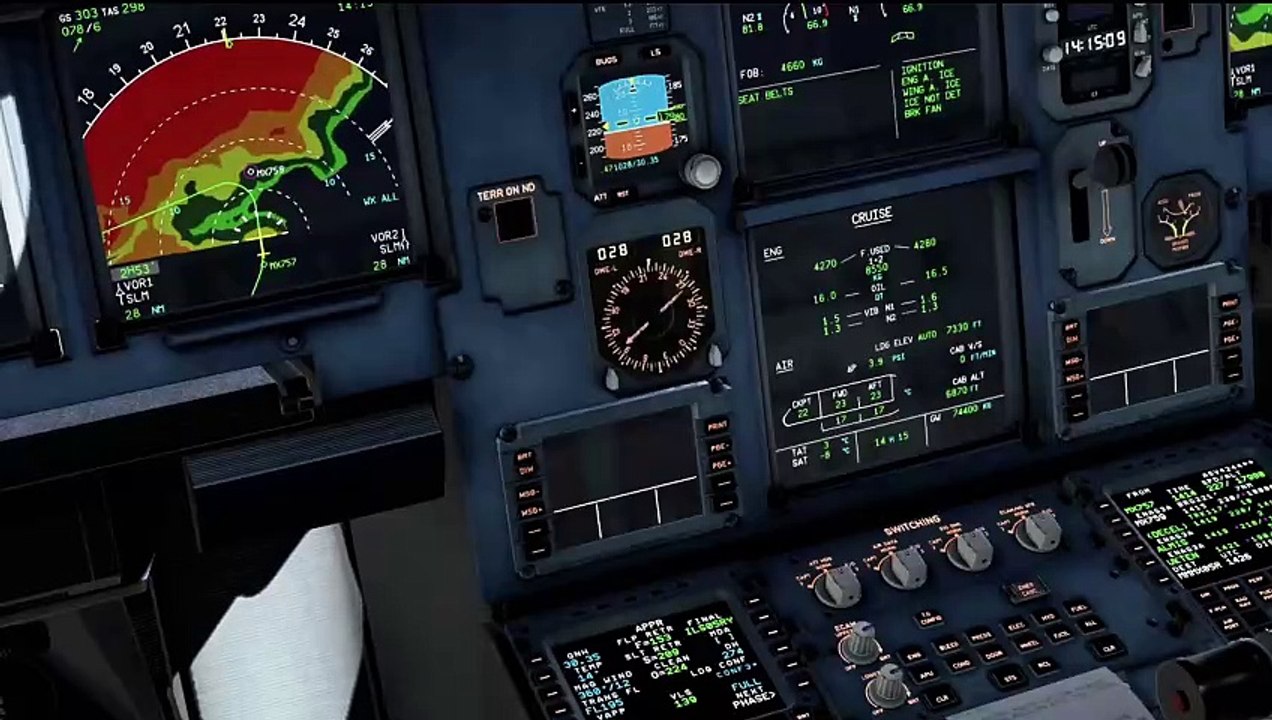 Stormy Arrival Into Mexico City (X-Plane 12)