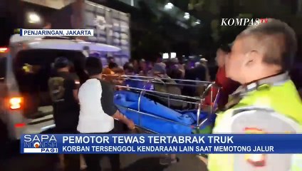Pemotor Tewas Tertabrak Truk Kontainer di Penjaringan, Tersenggol Kendaraan Lain saat Potong Jalur