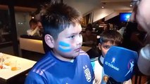 El entretiempo del partido Argentina - Colombia en Salta