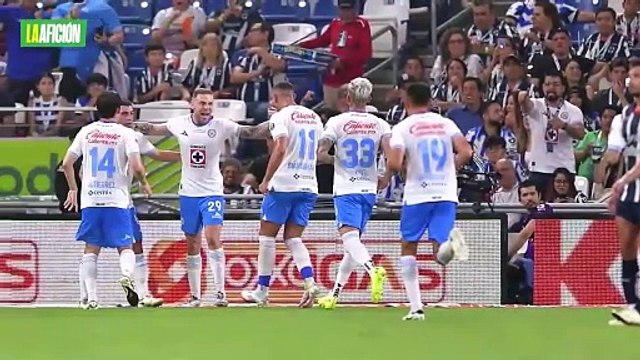Cruz Azul golea y humilla a Rayados de Monterrey a domicilio en la Liga MX