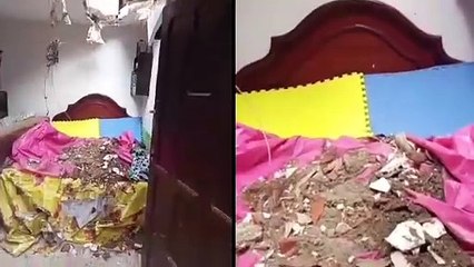 CONCEJAL IDENTIFICARÁ A RESPONSABLES DEL MUNICIPIO POR LA CAÍDA DE MATERIAL DE CONTRICIÓN EN UNA VIVIENDA