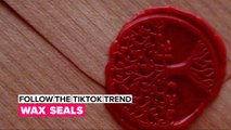 Follow the TikTok trend: Wax seals