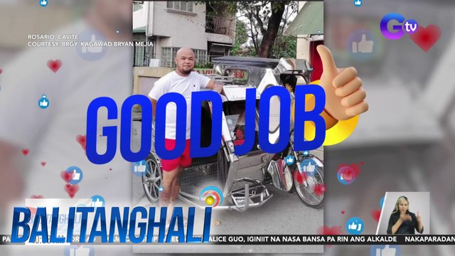Tricycle driver, tinulungan ang pasaherong inabot ng panganganak sa kaniyang tricycle | Balitanghali