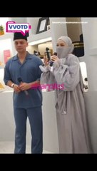 PASANGAN selebriti, Neelofa dan Ustaz Muhammad Haris Mohd Ismail, membuka kedai pertama Nunha Store
