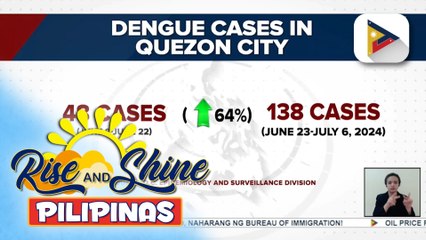 Naitalang kaso ng dengue sa Q.C., umabot na sa mahigit 1,000
