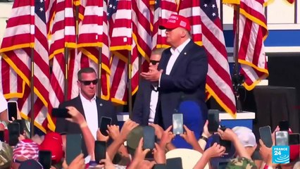 Donald Trump llegó a Milwaukee para la convención republicana, tras atentado en mitin