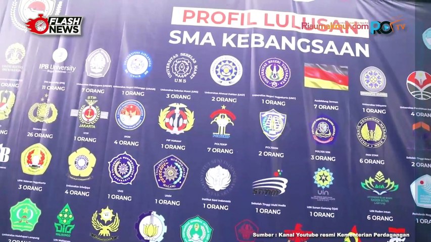 Mendag Zulkifli Hasan Resmikan Jokowi Learning Centre JLC di SMA Kebangsaan Lampung