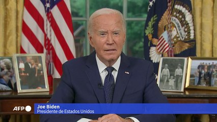 Biden insta a "bajar la temperatura" de la política tras atentado contra Trump
