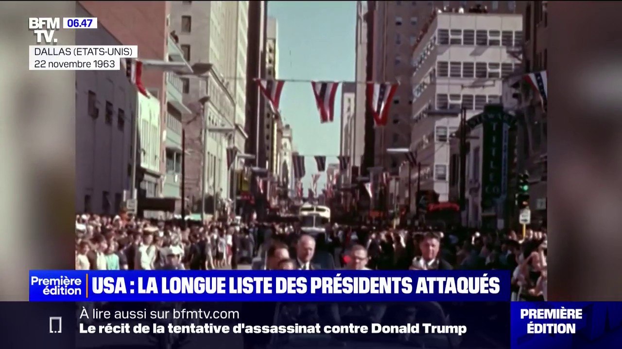 De Lincoln à Kennedy, la longue liste des présidents attaqués aux États-Unis