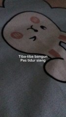 Bleki bikin kaget padahal cuma tidur