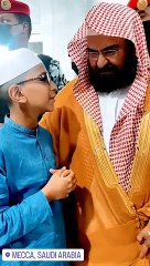 الشيخ السديس والصبي يقلد ليالي رمضان الشيخ ماهر المعيقلي