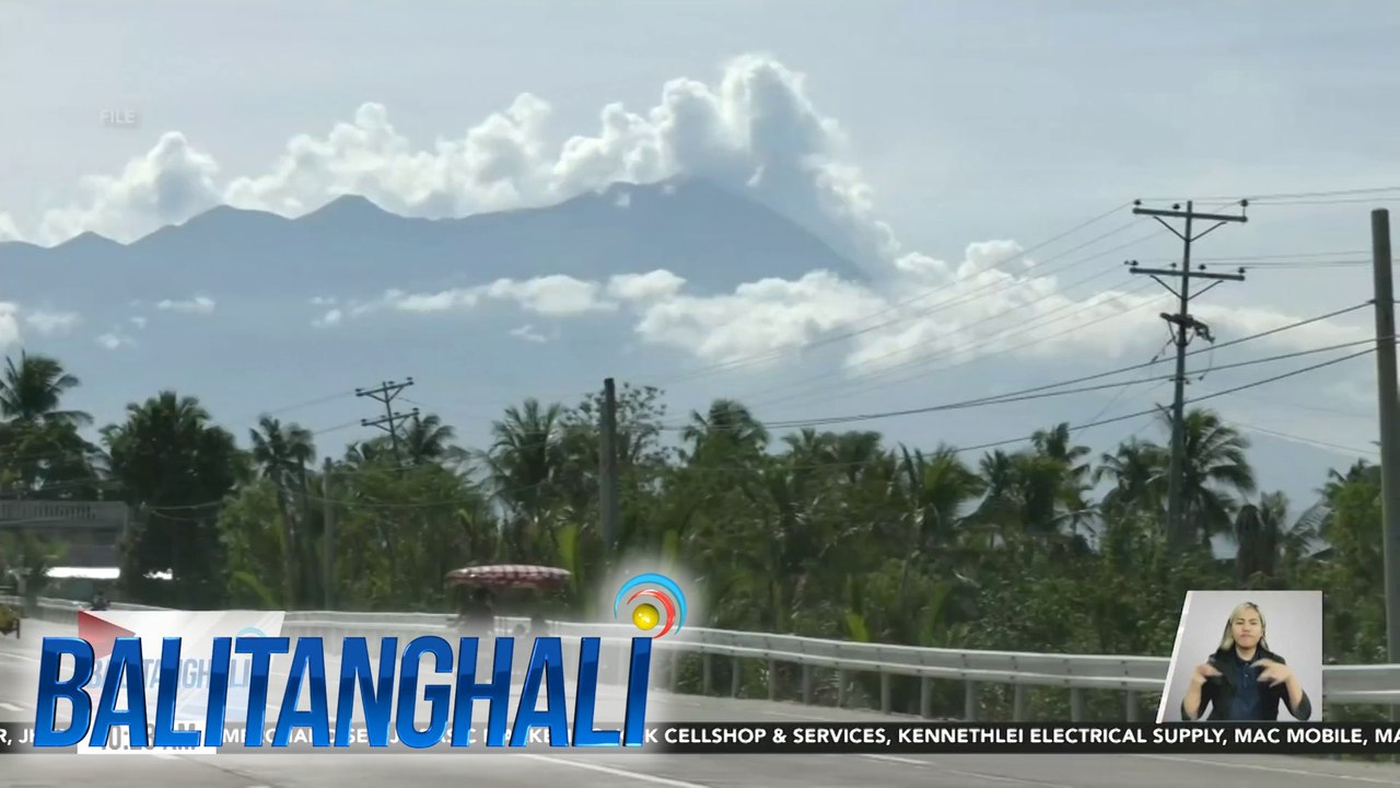 PHIVOLCS - Mas mataas ang tsansa ng eruptive activity ng Mt. Kanlaon dahil sa patuloy na paglobo nito | Balitanghali