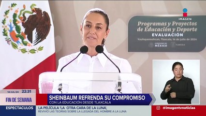 Claudia Sheinbaum refrenda su compromiso con la educación