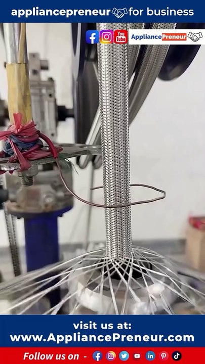 Braided Metal Hose ProductionWelcome to the Appliancepreneur Instagram page.As the hoses take shape, they pass through rigorous testing stations, subjected to intense pressure, temperature extremes, and various str