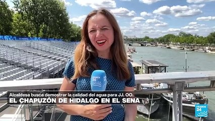Informe desde París: alcaldesa nada en el Sena a pocos días de la inauguración de los Olímpicos