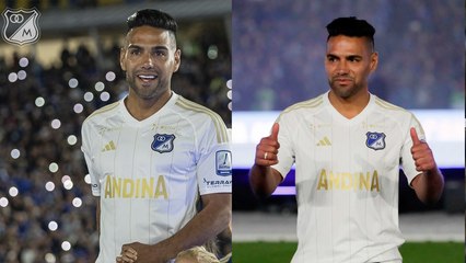 Radamel Falcao es presentado como nuevo jugador de Millonarios ante más de 30 mil personas