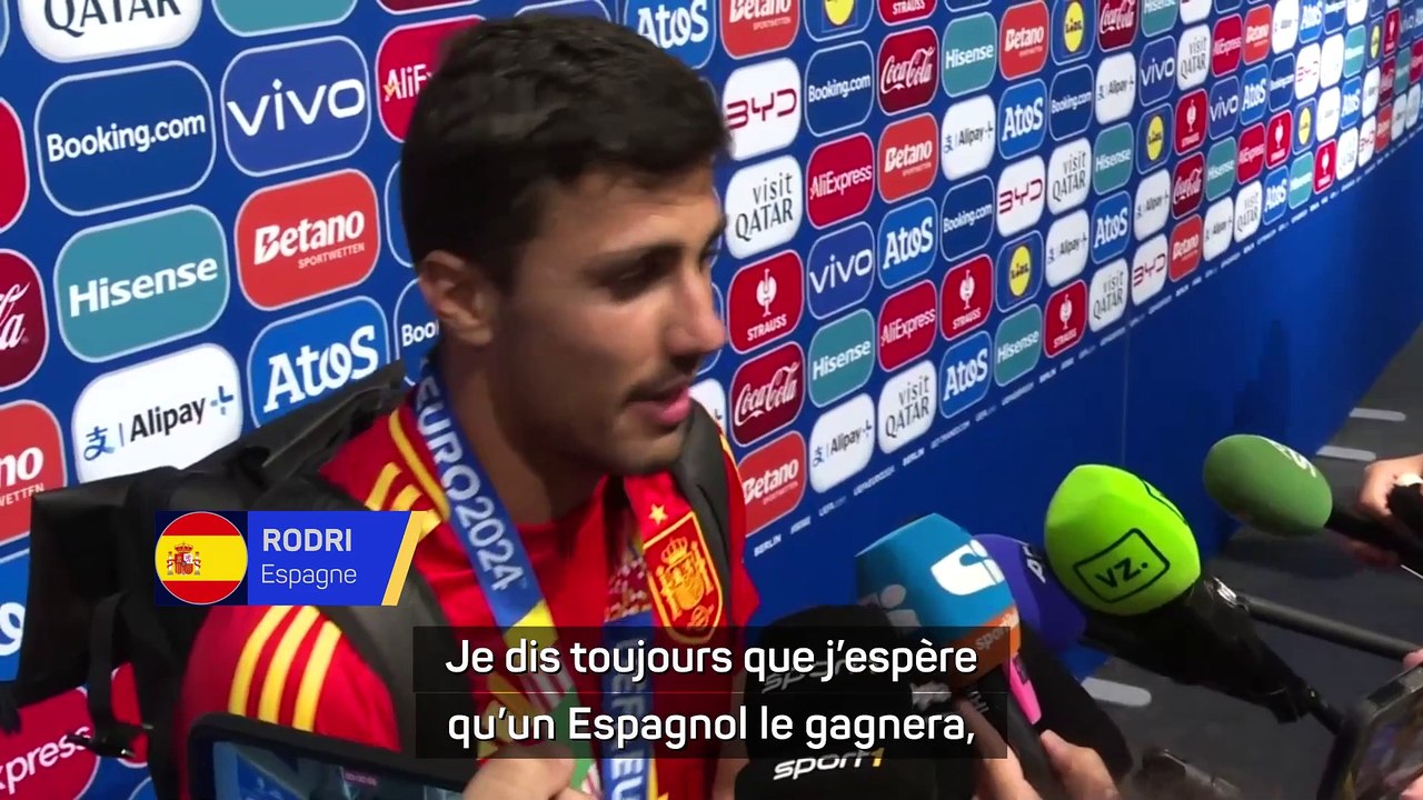 Rodri : “Le football espagnol mérite un Ballon d’Or”