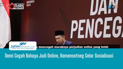 Demi Cegah Bahaya Judi Online, Kemensetneg Gelar Sosialisasi