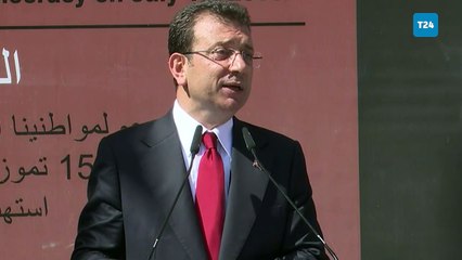 İmamoğlu: Darbecilerin önünü açan politikaları uygulayanlar milletimize yeterince hesap vermedi