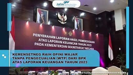 Kemensetneg Berhasil Raih Opini Wajar Tanpa Pengecualian (WTP) dari BPK