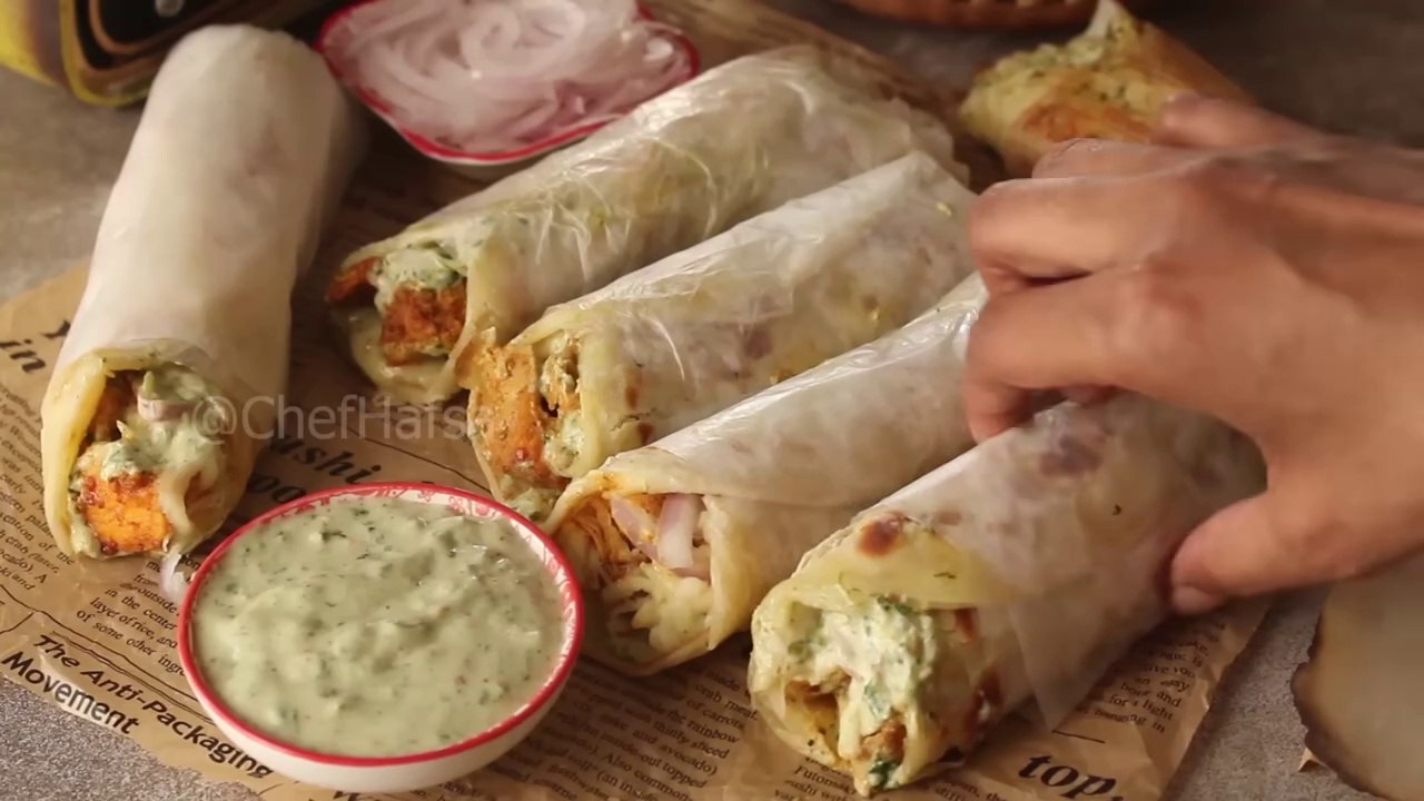 Chicken  Cheese Paratha Roll  Recipe By Chef Hafsa