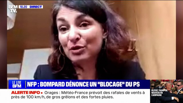 Nouveau Premier ministre: Le Parti Socialiste bloque les discussions , affirme Aurélie Trouvé (députée NFP-LFI)