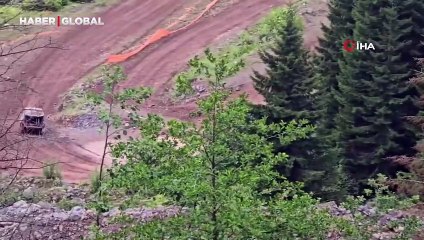 Devrilen araç Off-Road Kupası'na veda etti