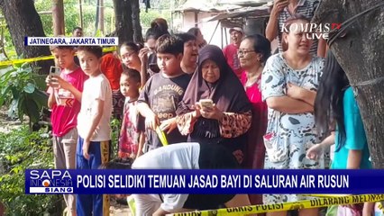 Jasad Bayi  Ditemukan di Saluran Air Rumah Susun Bidara Cina, Polisi: Diduga Dibuang Orang Tuanya