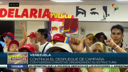 Continúa el despliegue de campaña con fuerzas chavistas