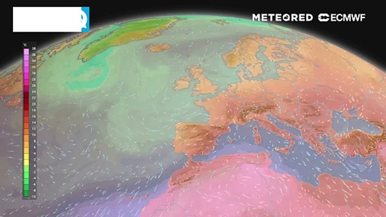 Alta pressione nordafricana sul Mediterraneo