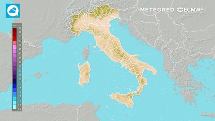 Rovesci o brevi temporali sul settore alpino