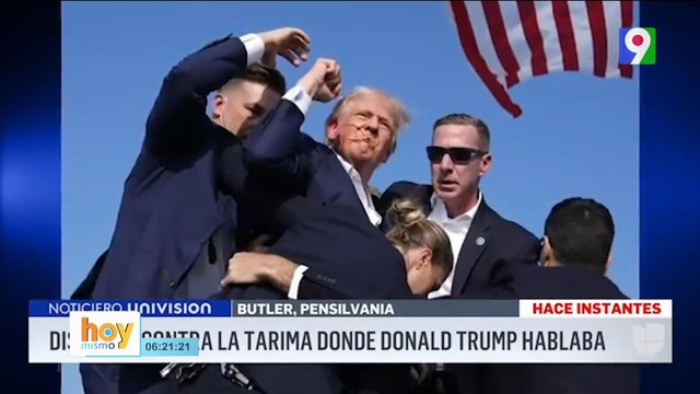 ¡Alerta! Donald Trump se salva de milagro | Hoy Mismo