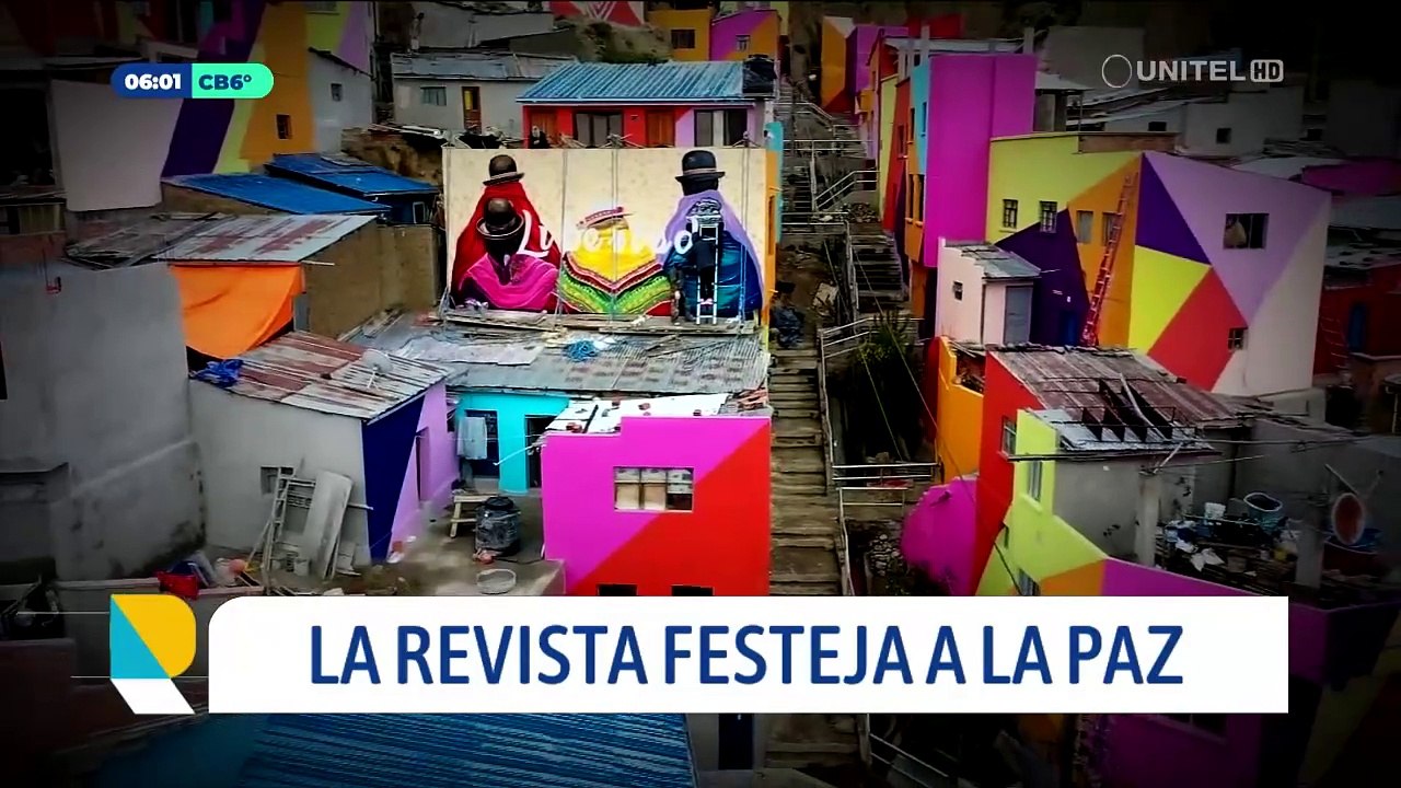 La Revista se viste de rojo y verde previo al aniversario de La Paz en sus 215 años de gesta libertaria 