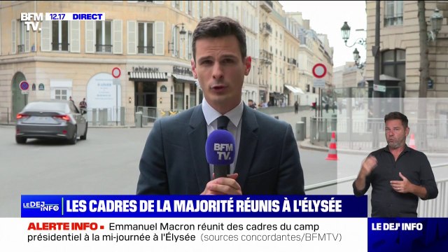 Emmanuel Macron réunit des cadres du camp présidentiel à l'Élysée ce lundi