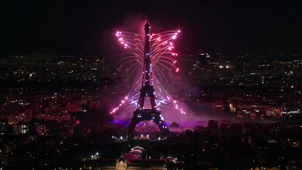 Paris: feu d'artifice du 14 juillet à moins de deux semaines des JO