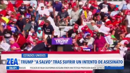 Donald Trump, "a salvo" tras sufrir un intento de asesinato