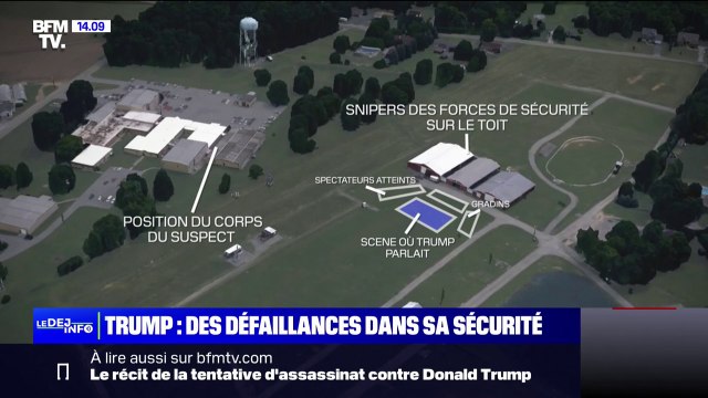 Tentative d'assassinat de Donald Trump: y a-t-il eu des failles dans le périmètre de sécurité?