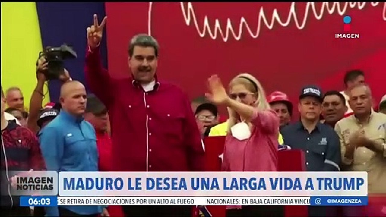 Nicolás Maduro se pronuncia en contra del atentado contra Donald Trump