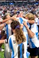 Ángel Di María ganó la Copa América y se despidió de la Selección Argentina abrazándose con su familia