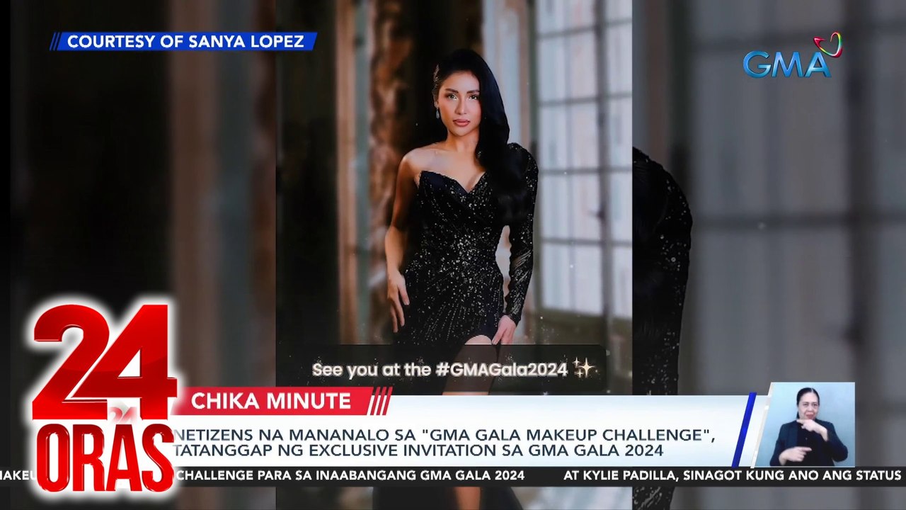 Netizens na mananalo sa "GMA Gala Makeup Challenge", tatanggap ng exclusive invitation sa GMA Gala 2024 | 24 Oras